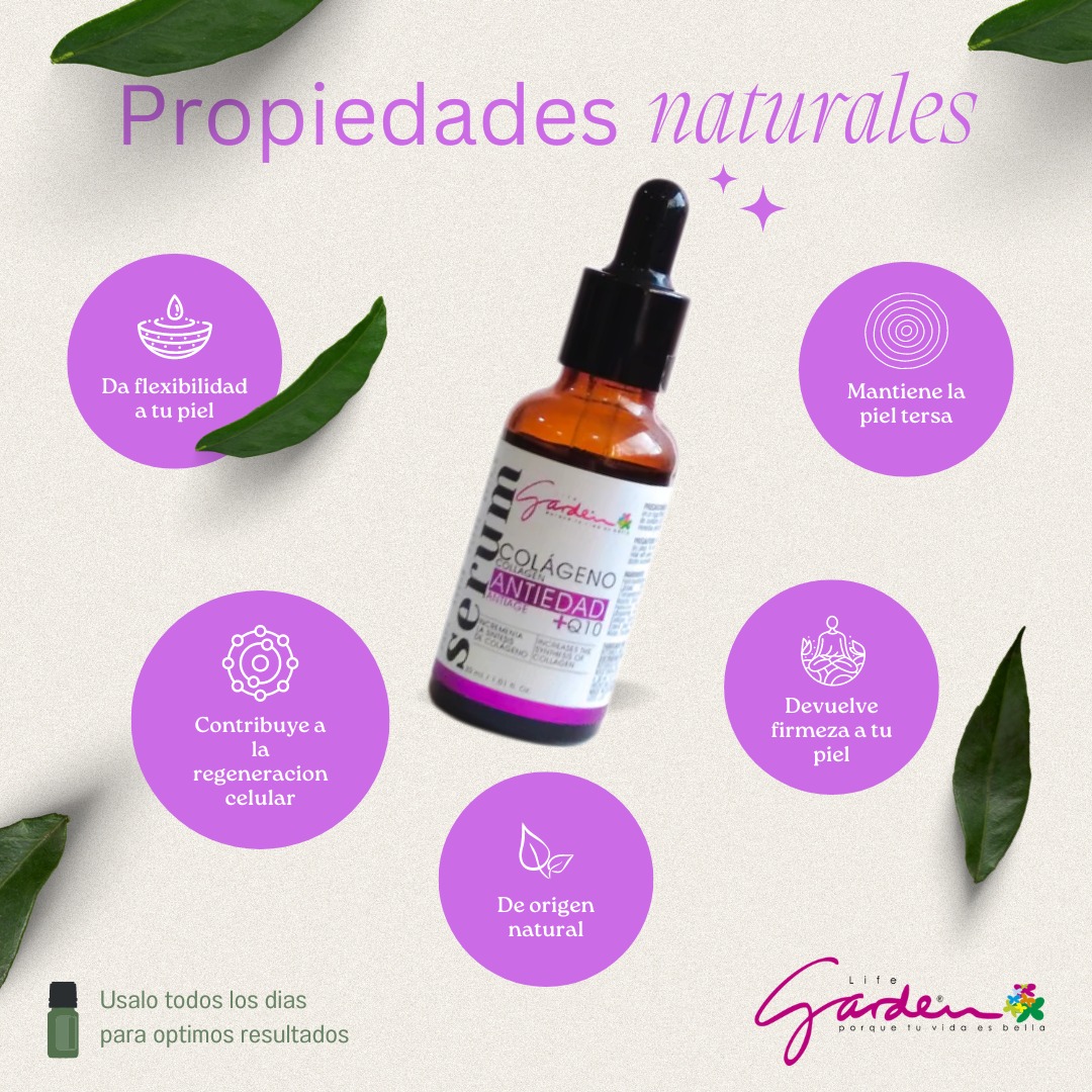 Serum Life colágeno extractos Natural